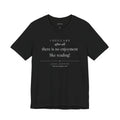 There Is No Enjoyment Like Reading — Jane Austen Quote T-Shirt | Black