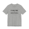 Failure Is Impossible — Susan B. Anthony Quote T-Shirt | White