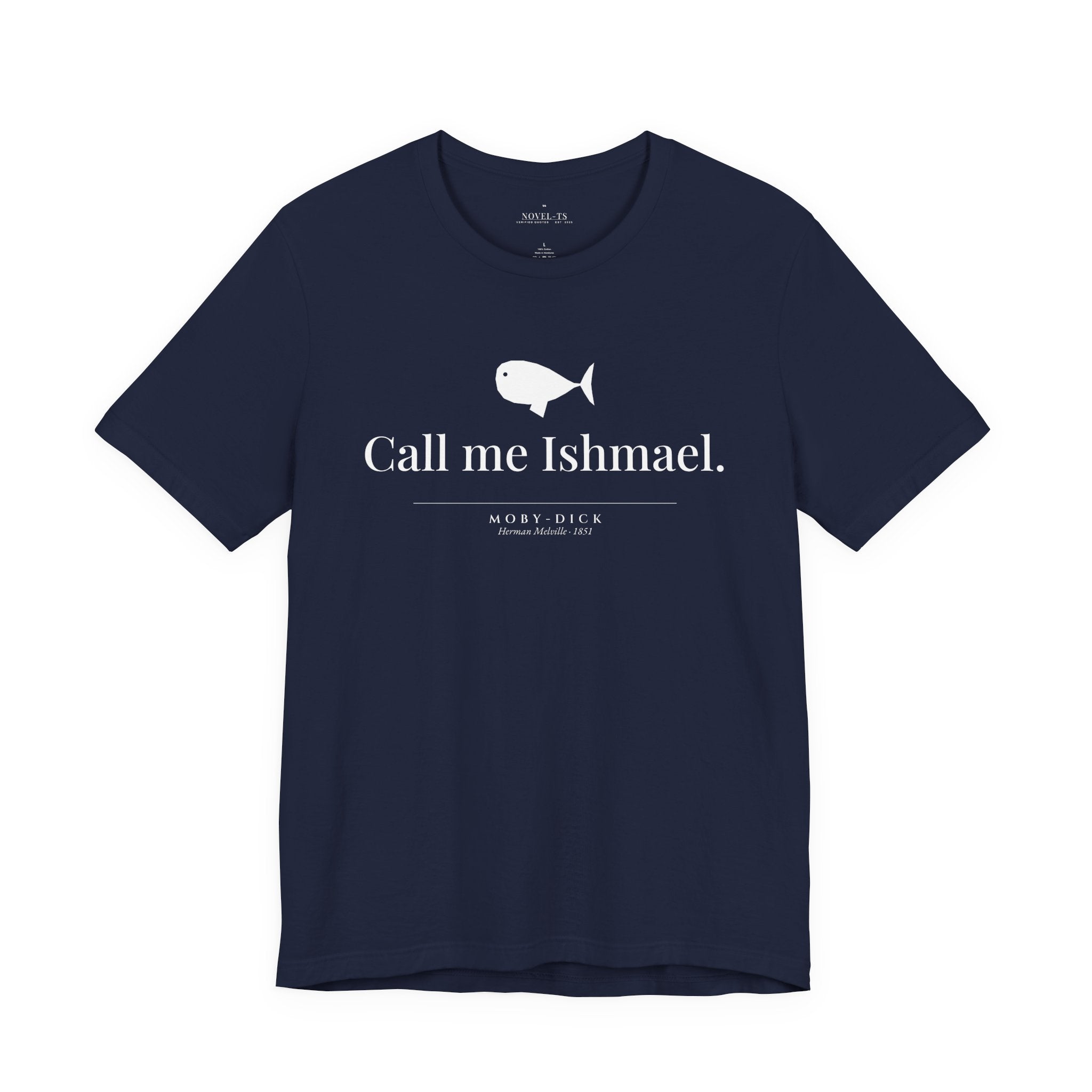 Call Me Ishmael — Moby-Dick First Line T-Shirt | Black