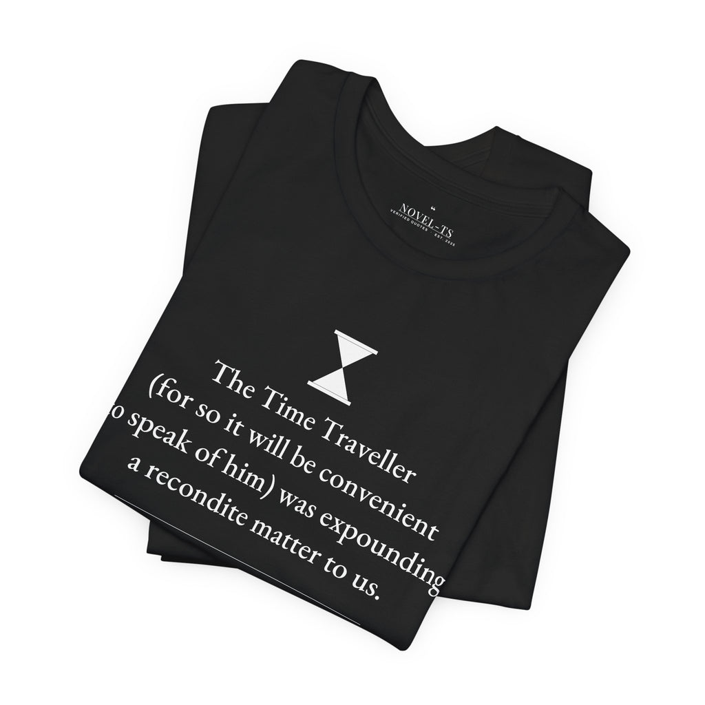 The Time Traveller — The Time Machine First Line T-Shirt | Black