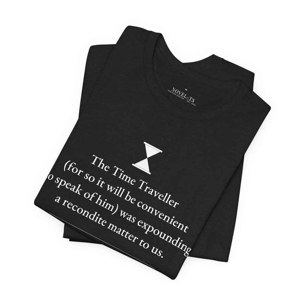 The Time Traveller — The Time Machine First Line T-Shirt | Black