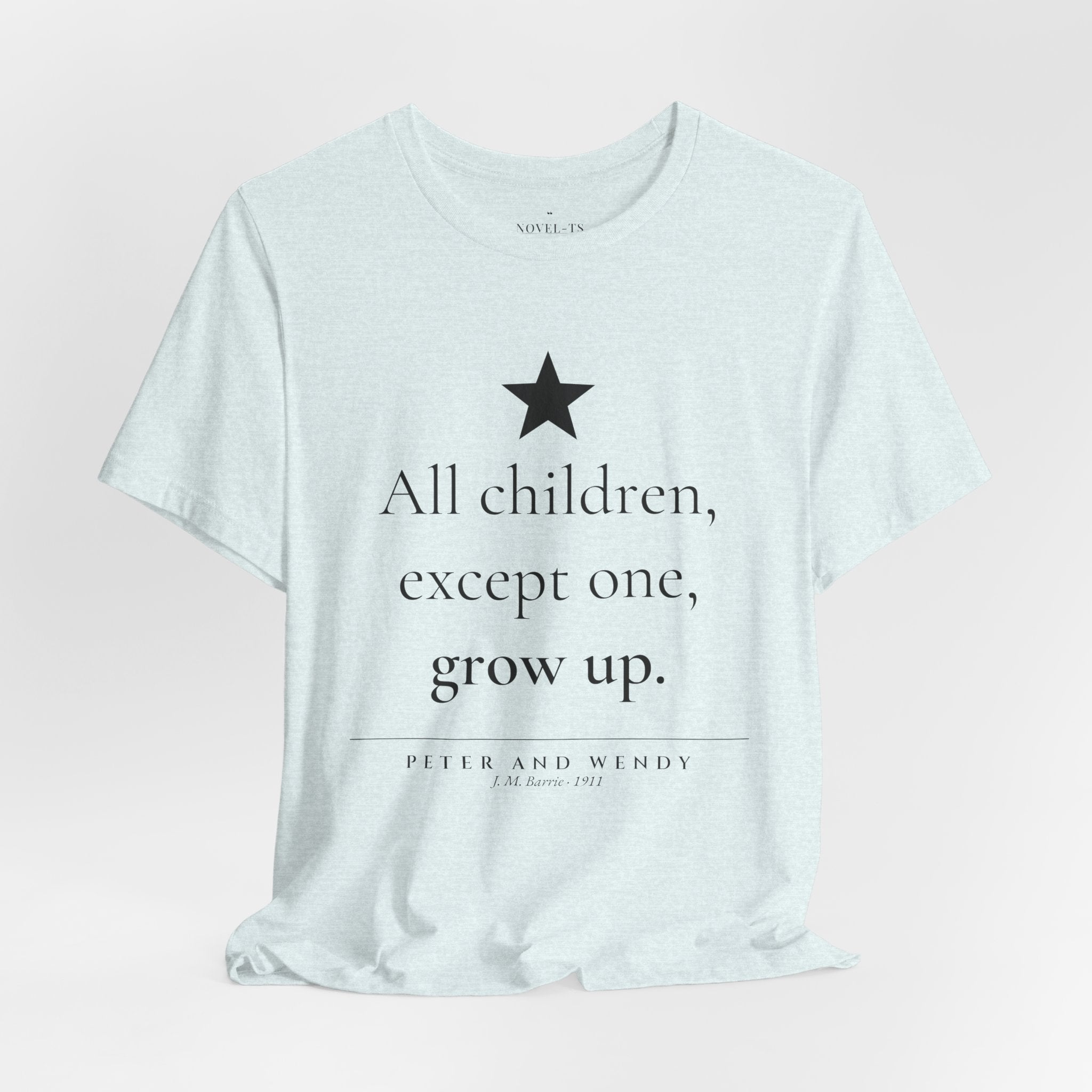 All Children, Except One, Grow Up — Peter and Wendy First Line T-Shirt | White