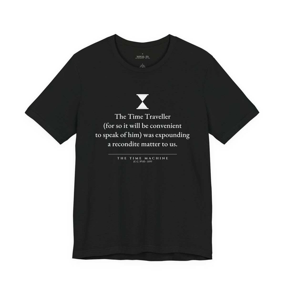 The Time Traveller — The Time Machine First Line T-Shirt | Black