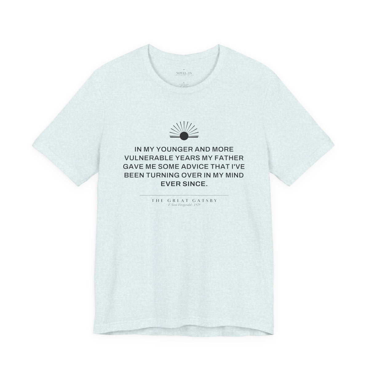 In My Younger and More Vulnerable Years — The Great Gatsby First Line T-Shirt | White