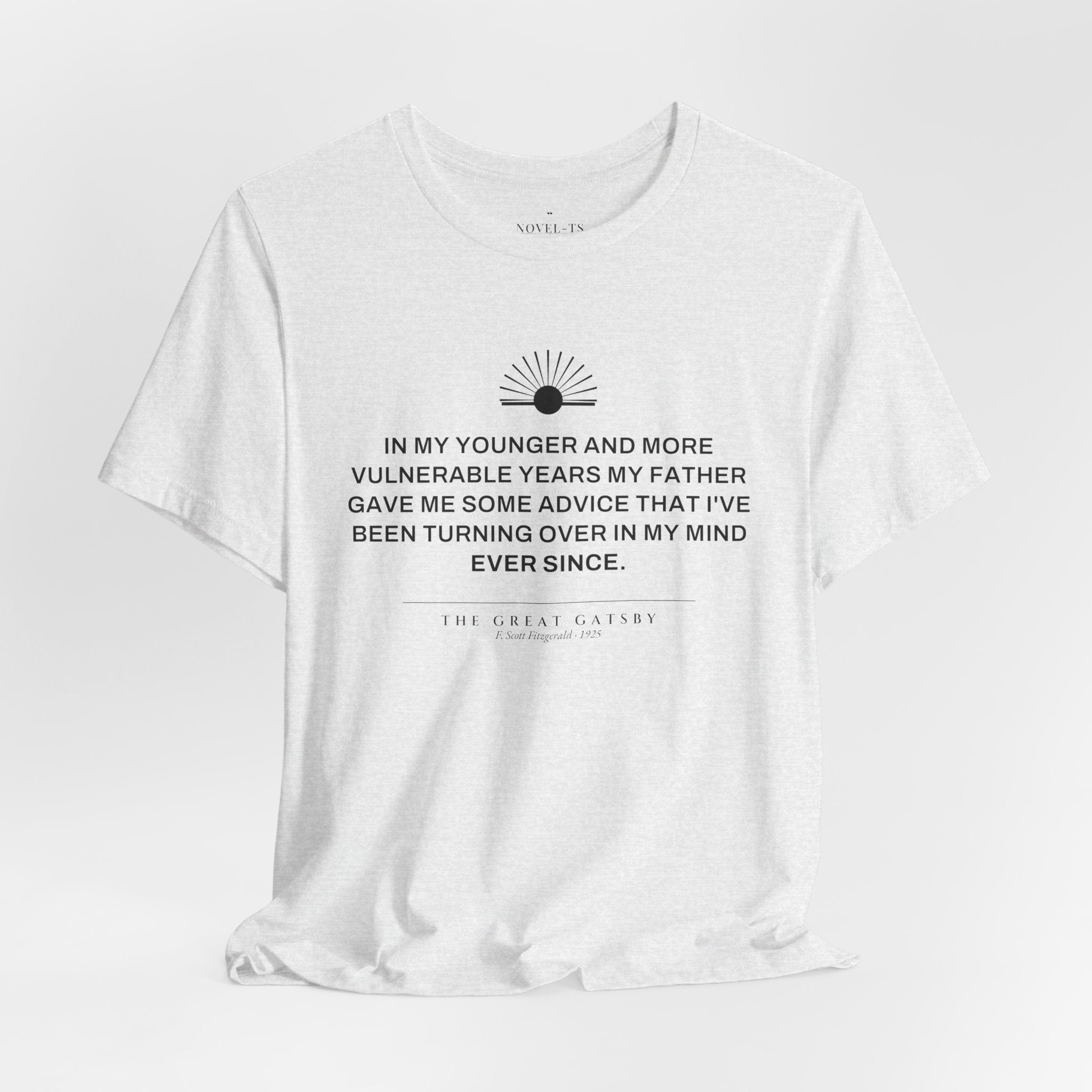 In My Younger and More Vulnerable Years — The Great Gatsby First Line T-Shirt | White