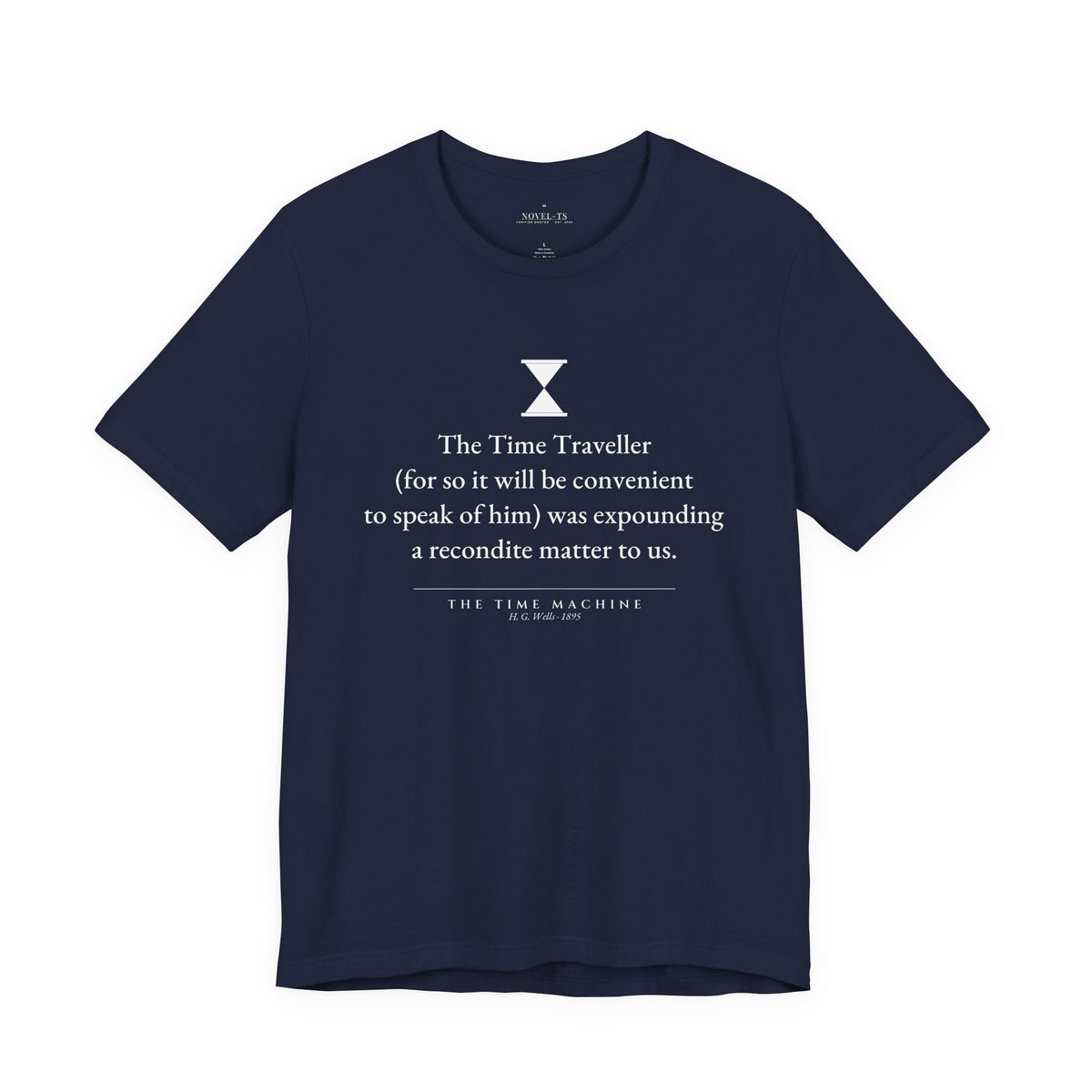The Time Traveller — The Time Machine First Line T-Shirt | Black